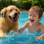 犬と子供が安全に楽しむプール遊び!最適な水温と温度管理のコツ