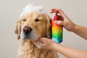 犬のシャンプーの泡立てはポンプで簡単に！100均活用で節約テク