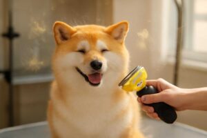 柴犬のファーミネーター使用頻度は週1回が最適！毛並み美しく保つコツ